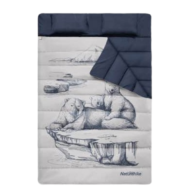 Спальный мешок с подушками Naturehike, синий NH21MSD06