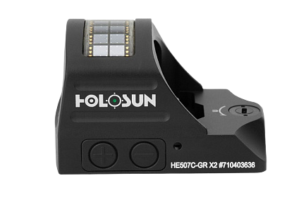 Коллиматорный прицел  Holosun HE507C-GR X2, зеленая марка, без кронштейна