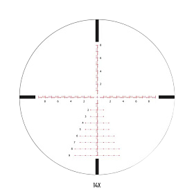 Прицел Athlon Talos BTR 4-14x44 FFP (сетка APLR2 MIL) с подсветкой