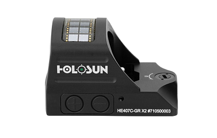 Коллиматорный прицел Holosun HE407C-GR X2, зеленая марка, без кронштейна
