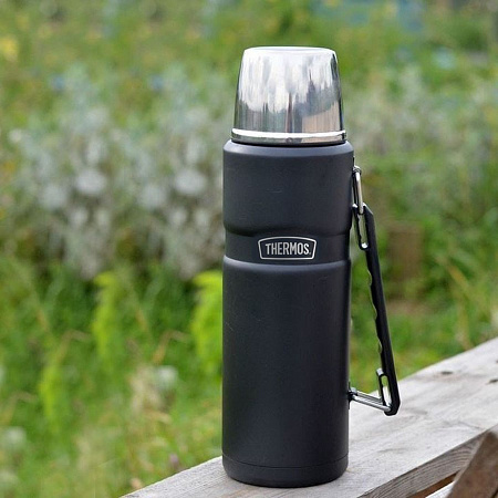 Термос для напитков 1,2 л THERMOS SK-2010, стальной KING