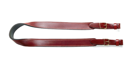 Ремень VEKTOR кожаный для ружья, с нескользящей подкладкой (Р-10)