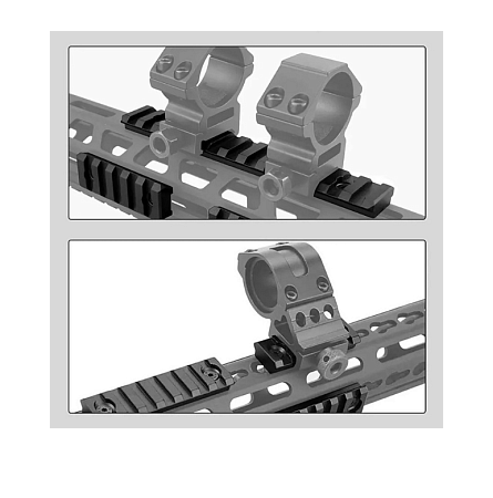 Планка Weaver 75 мм (7 слотов) на KeyMod