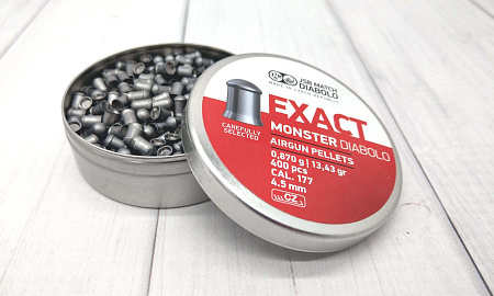 Пули для пневматики JSB EXACT Monster Diabolo 4,52 мм 0,87 гр 400 шт.