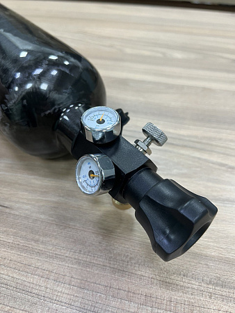 Баллон высокого давления 1.4L ALSAFE с вентилем, металлокомпозитный для заправки PCP