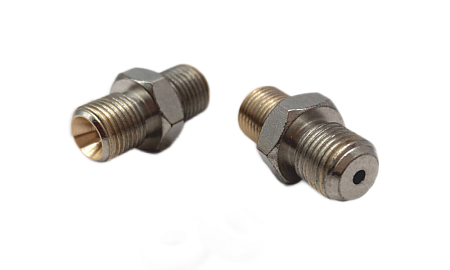 Переходник М10х1 (папа) - G1\8 (папа)