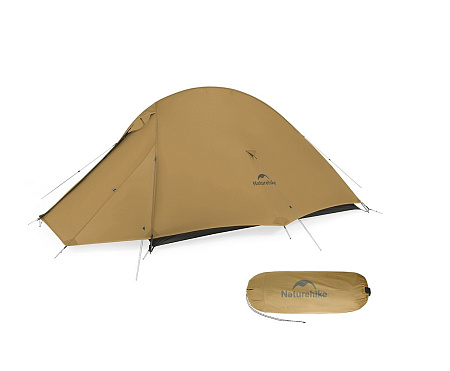 Палатка 2-местная Naturehike Cloud up Pro, коричневый CNK2350WS020