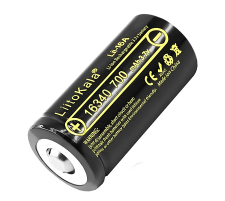 Аккумулятор LiitoKala 16340 700 Lii-16A
