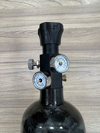 Баллон высокого давления 1.4L ALSAFE с вентилем, металлокомпозитный для заправки PCP