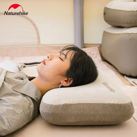 Подушка Naturehike с эффектом памяти серый NH22ZT002