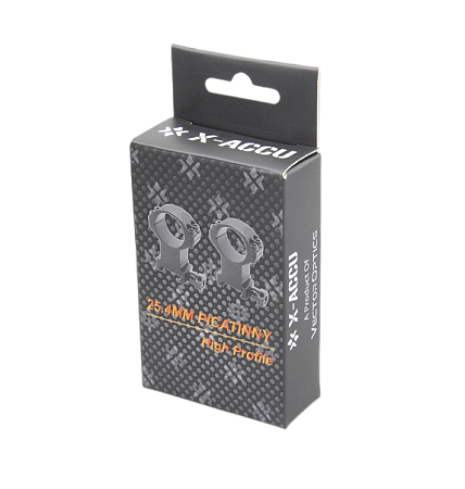 Кольца Vector Optics X-Accu 25,4 High (Weaver 20 мм)