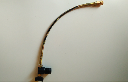 Заправочная станция. Шланг 35 см. Окончание фостер-квик