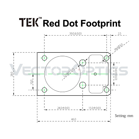 Коллиматорный прицел Vector Optics FRENZY 1x17x24 RD