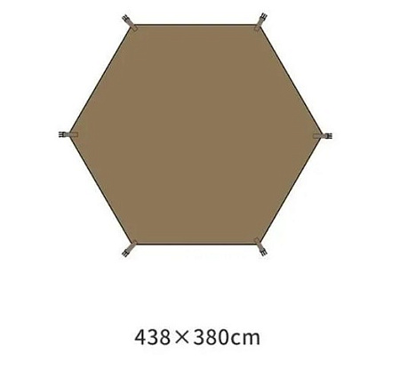 Пол палатки/ткань для пола 438*380 см YUNJIE Naturehike CNK230WS014