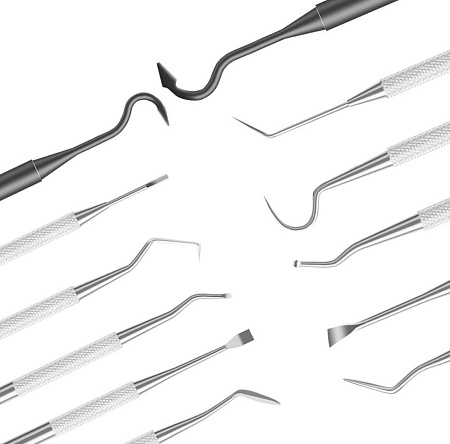 Набор крючков и щеток для чистки оружия