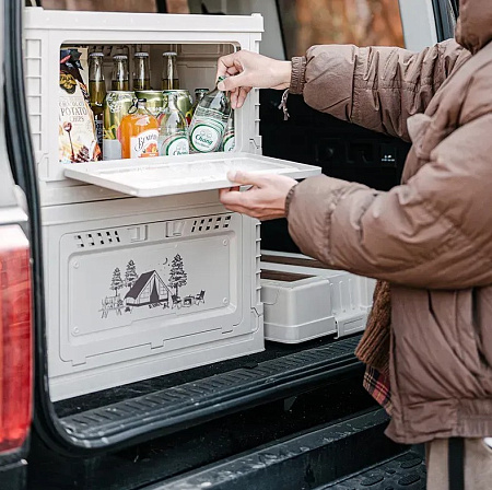 Складной контейнер Naturehike 25л+5л, светло-серый CNH22SN019