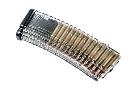 Магазин Pufgun на Сайга МК223, 30 патронов, прозрачный