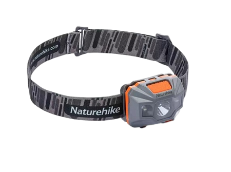Налобный фонарь Naturehike, серо-оранжевый NH00T002-D