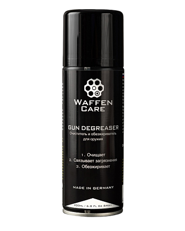 Waffen Care Очиститель и обезжириватель для оружия, 200 мл