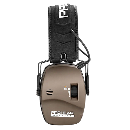 Наушники активные  PROHEAR EM036, NRR 23dB Brown с кейсом