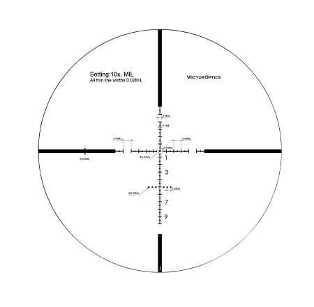 Прицел Vector Optics Marksman 10x44 SF