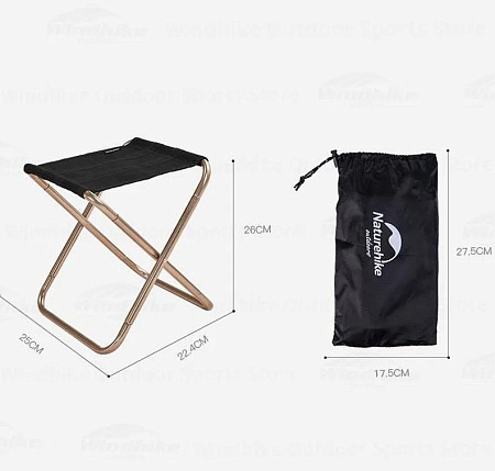 Стул складной туристический Naturehike, зеленый NH17Z012-L