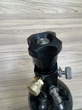 Баллон высокого давления 1.4L ALSAFE с вентилем, металлокомпозитный для заправки PCP