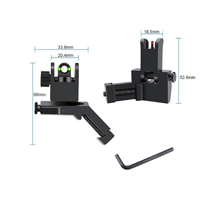 Универсальные открытые приспособления на Weaver нaклoн 45° S04
