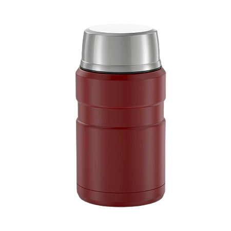 Термос для еды с ложкой 0,71 л THERMOS SK-3021, красный KING