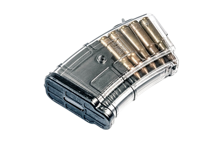 Магазин для Сайга-МК (прозрачный), MAG SG762 40-10/TR