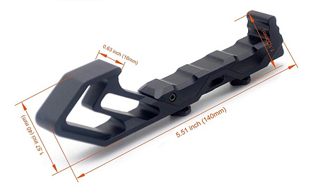 Тактическая упор-рукоять MLOK/M-LOK и KeyMod