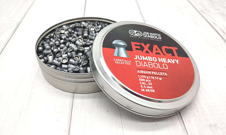 Пули для пневматики JSB EXACT Jumbo Heavy 5,52 мм 1,175 гр 500 шт.