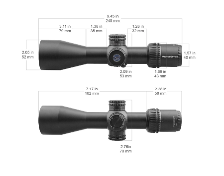 Прицел Vector Optics VEYRON 3-12X44 SFP