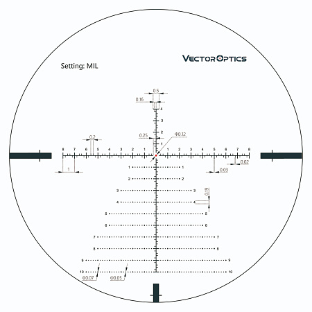 Прицел Vector Optics Continental 5-30х56 FFP ED Zero Stop 34мм