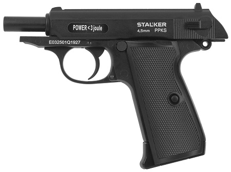 Пистолет пневматический Stalker PPKS (Walther PPK/S) к.4,5мм