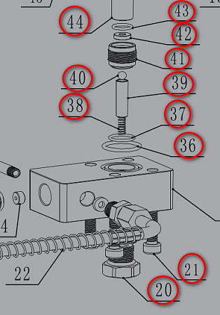 Клапанная группа компрессора GX 12/220