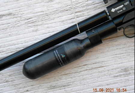 Колба высокого давления ALSAFE 0.22L для PCP Леший 2 металлокомпозитная