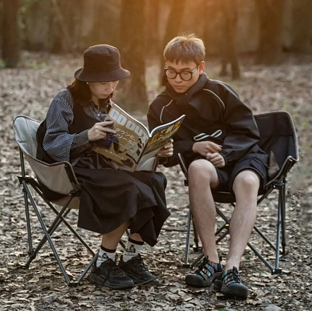 Стул складной Naturehike, черный NH20JJ022