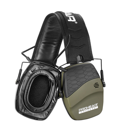 Наушники активные  PROHEAR EM036, NRR 23dB Green с кейсом