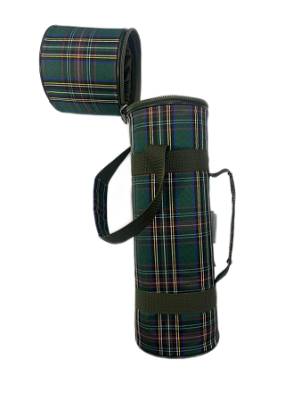 Чехол для баллона 1-2 литра. Шотландская клетка