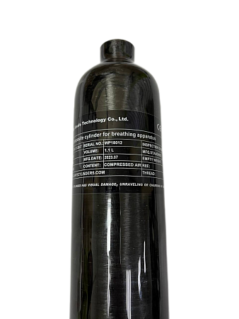 Баллон высокого давления 1.1L ALSAFE металлокомпозитный для заправки PCP