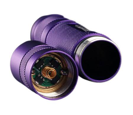 Фонарь Convoy S2+ violet (XPL HI U6-3A) Biscotti