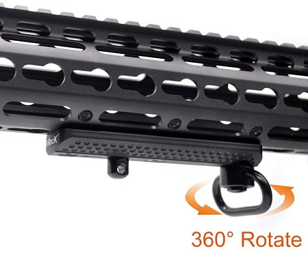 Переходник MLOK/M-LOK антабка с гнездом для QD антабки