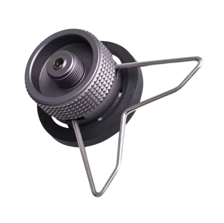 Переходник (с резьбового стандарта на цанговый газовый картридж 220г)