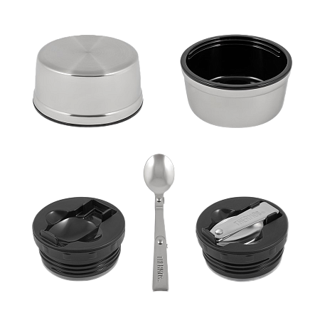 Термос для еды с ложкой 0,71 л THERMOS SK-3021, темно-синий KING