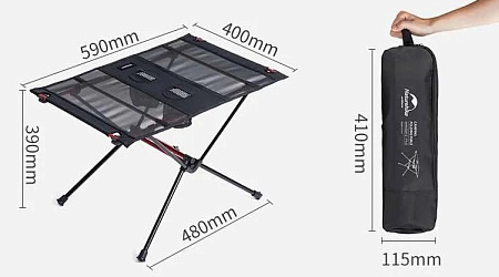 Стол складной туристический Naturehike NH19Z027-Z