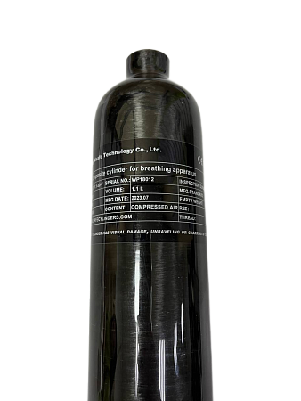 Баллон высокого давления 1.1L ALSAFE металлокомпозитный для заправки PCP