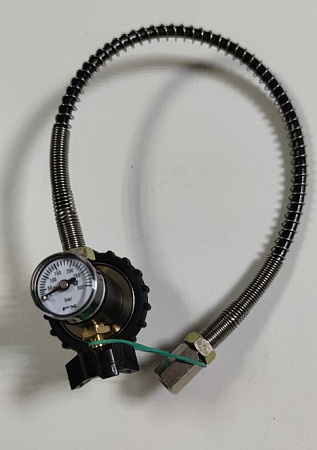 Заправочная станция поворотная с манометром(окончание мама G1/8)