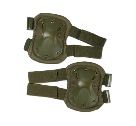Наколенники и налокотники тактические. Зеленый