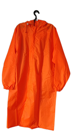 Плащ дождевик тк.Таффета (оранжевый 52/54)